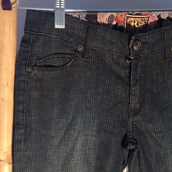 Rich & Skinny plaid denim - size 27 - Picture 4 of 7